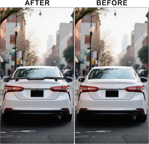 Rear Spoiler Compatible with Toyota Camry 8th Gen SE XSE LE XLE M4 Style 2018-2025 Rear Trunk Wing ABS Rear Trunk Lip Wing Spoiler(Gloss Black) in Saudi Arabia
