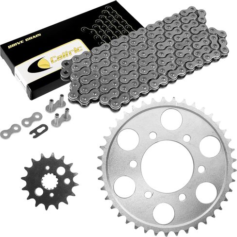 Caltric Drive Chain and Sprockets Kit Compatible with KAWASAKI ZX 900 Ninja ZX9R 1998 1999 2000 2001 in Saudi Arabia