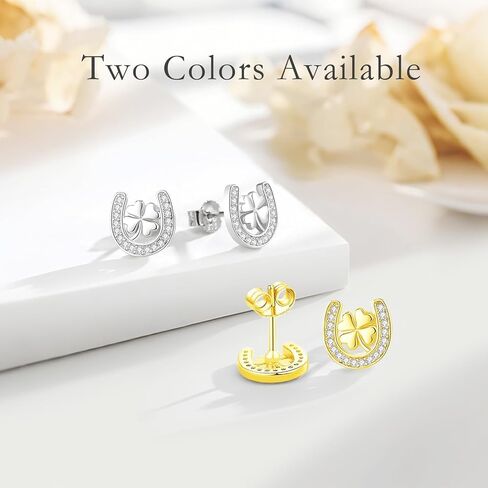 أقراط INFUSEU الأيرلندية بعقدة سلتيك شامروك كلاداغ للنساء والفتيات من الفضة الإسترلينية in Kuwait