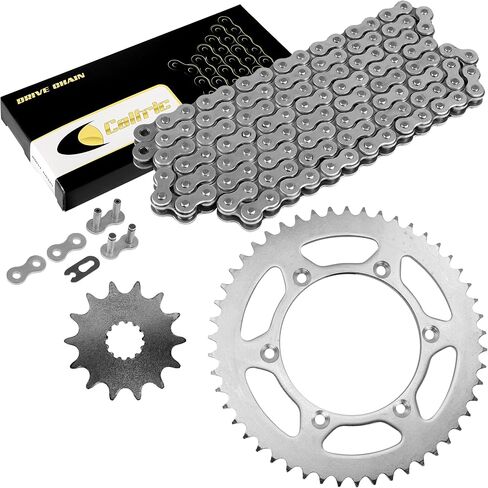 Caltric Drive Chain and Sprockets Kit Compatible with Yamaha YZ250 YZ 250 1999-2021 in Saudi Arabia