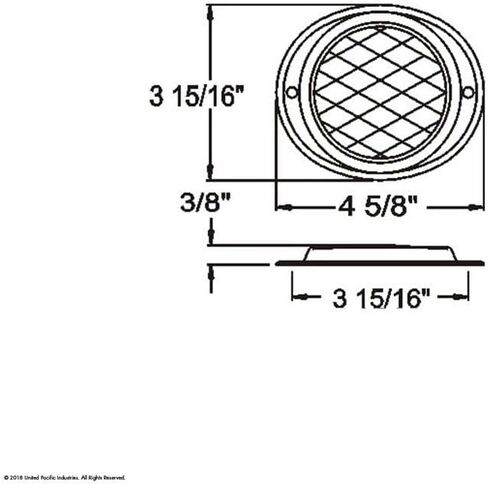 CTW (2) Amber 3" Round Truck Semi Trailer Mail Box Reflex Reflectors/Aluminum Base in Saudi Arabia