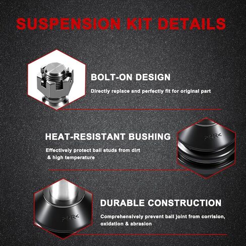 K6541 Front Lower Ball Joints Compatible with Cadillac Escalade 2002-2014, for Chevy Avalanche 2007-2012, for Silverado 1500 2008-2016, Suspension Ball Joint Kit for GMC Yukon 2000-2015 in Saudi Arabia