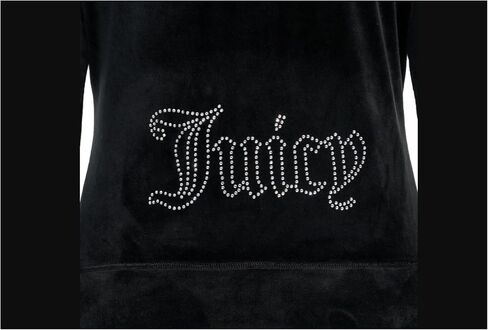 Juicy Couture Women's Hallow Bling Velour Track Jacket in Saudi Arabia