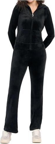 Juicy Couture Women's Hallow Bling Velour Track Jacket in Saudi Arabia