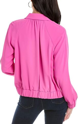Trina Turk Women's Full Zip Collared Jacket in Saudi Arabia