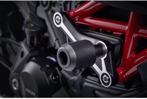 وسادة تحطم إطار الدراجة النارية لـ Ducati Diavel 1260/S XDIAVEL 2016-2022 واقي منزلق لمحرك عمود التصادم الثابت in Kuwait