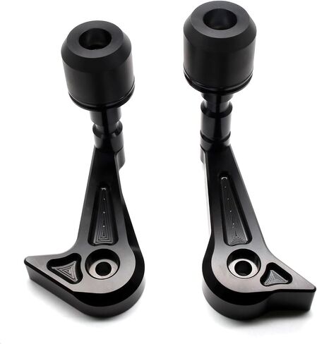 MZS Motorcycle Frame Sliders, YZF-R6 Falling Crash Protector Guards No Cut Kits CNC Black Compatible with YZF R6 2017 2018 2019 2020 2021 in Saudi Arabia