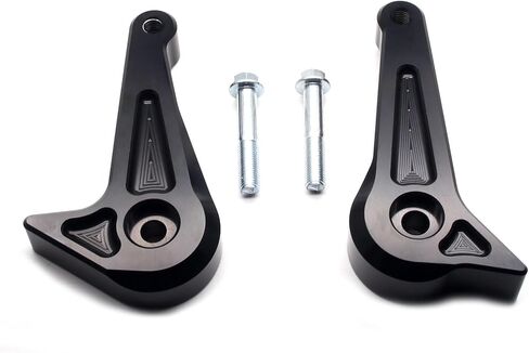 MZS Motorcycle Frame Sliders, YZF-R6 Falling Crash Protector Guards No Cut Kits CNC Black Compatible with YZF R6 2017 2018 2019 2020 2021 in Saudi Arabia