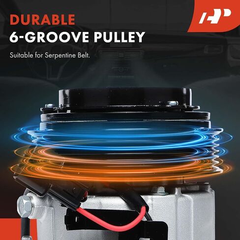 A-Premium Air Conditioner AC Compressor with Clutch Compatible with Hyundai Accent 2020-2022 & Kia Rio 2020-2023, 1.6L in Saudi Arabia