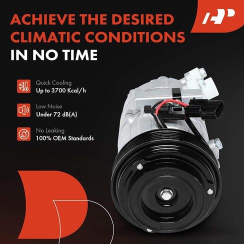 A-Premium Air Conditioner AC Compressor with Clutch Compatible with Hyundai Accent 2020-2022 & Kia Rio 2020-2023, 1.6L in Saudi Arabia
