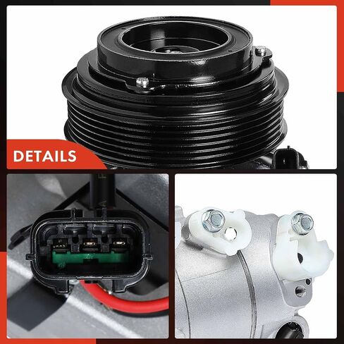 A-Premium Air Conditioner AC Compressor with Clutch Compatible with Hyundai Accent 2020-2022 & Kia Rio 2020-2023, 1.6L in Saudi Arabia