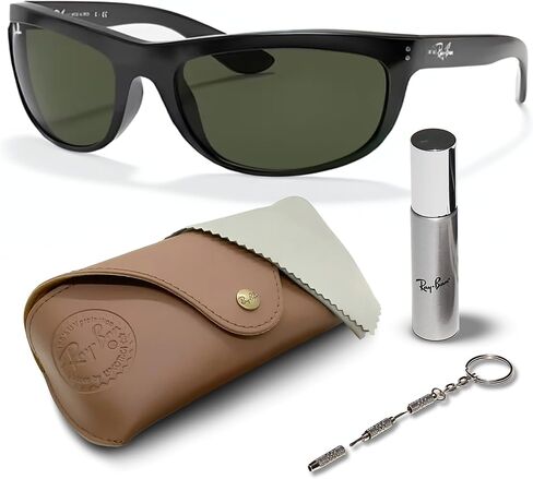 Ray-Ban RB4089 BALORAMA Rectangle Shaped Sunglasses for Men & Women with Official RAYBAN Eyewear Kit in Saudi Arabia
