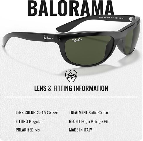 Ray-Ban RB4089 BALORAMA Rectangle Shaped Sunglasses for Men & Women with Official RAYBAN Eyewear Kit in Saudi Arabia