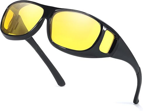 نظارات Myiaur للرؤية الليلية للرجال والنساء، نظارات قيادة مستقطبة ملائمة للالتفاف حولها، مضادة للوهج وحماية من الأشعة فوق البنفسجية 400 in Kuwait