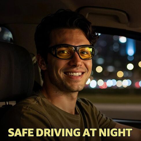 نظارات Myiaur للرؤية الليلية للرجال والنساء، نظارات قيادة مستقطبة ملائمة للالتفاف حولها، مضادة للوهج وحماية من الأشعة فوق البنفسجية 400 in Kuwait