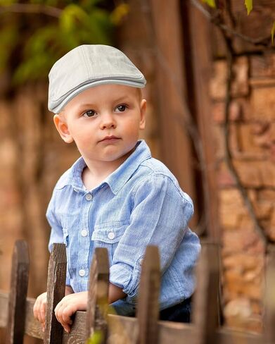 قبعة Jastore Kids Tweed Newsboy Flat Cap متعرجة للأولاد الرضع والأطفال الصغار قبعة بيريه للشباب in Saudi Arabia