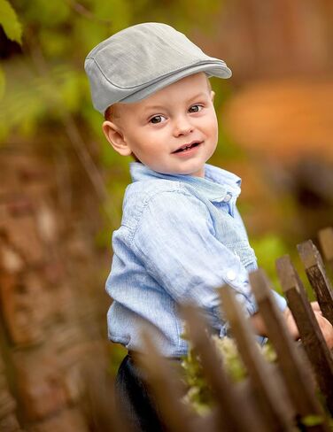 قبعة Jastore Kids Tweed Newsboy Flat Cap متعرجة للأولاد الرضع والأطفال الصغار قبعة بيريه للشباب in Saudi Arabia