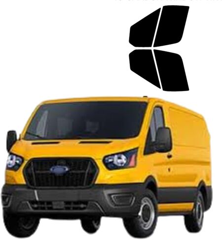 Precut Tint Kit Nano Carbon Film for Ford Transit Van 250 Mid Roof 2015-2025 Driver and Passenger Windows Computer Cut to Custom Fit Your Windows.. (5% All) in Saudi Arabia
