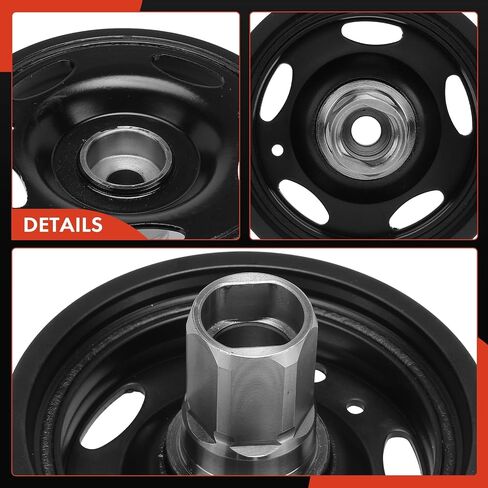 A-Premium Engine Harmonic Balancer Crankshaft Pulley Compatible with Chevrolet Cruze 2011-2015, Cruze Limited 2016, Sonic 2015-2019, Trax 2015-2019 & Buick Encore 2013-2018, 1.4L in Saudi Arabia