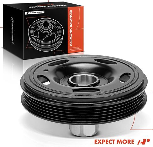 A-Premium Engine Harmonic Balancer Crankshaft Pulley Compatible with Chevrolet Cruze 2011-2015, Cruze Limited 2016, Sonic 2015-2019, Trax 2015-2019 & Buick Encore 2013-2018, 1.4L in Saudi Arabia