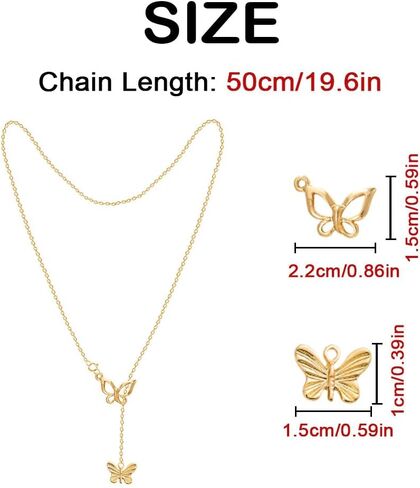 18K Gold Hollow Out Stainless Steel Pendant Necklace Set Adjustable Y Lariat Chain Necklace in Saudi Arabia