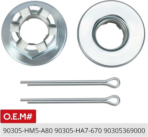 JAVIK Front Axle Nuts for Honda Fourtrax 300-4x4 1988-2000 Foreman 400 450 500 1995-2013 Rancher 350 400 420 2000-2013 Rincon 650/680 Rubicon 500 TRX350 O.E.M# 90305-HA7-670 90305-HM5-A80 90305369000 in Saudi Arabia