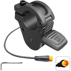 Ebike Thumb Throttle، 12V / 24V / 36V / 48V / 52V / 60V / 72V 3-Pin M8 مقاوم للماء Ebike Throttle، 300X مسرع مقود الإبهام الأيسر والأيمن للدراجات الكهربائية والدراجات البخارية 22 مم المقاود in Kuwait