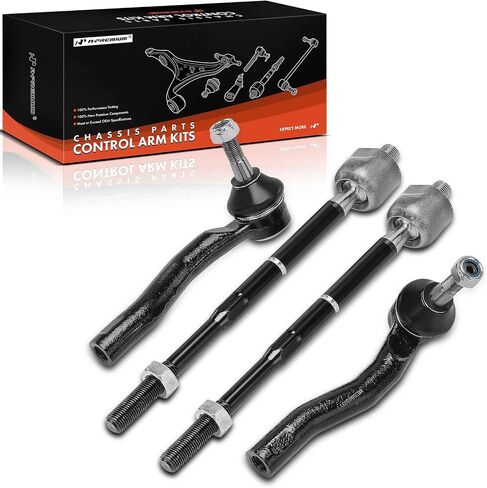 A-Premium Set of 4, Front Inner and Outer Tie Rod End Kit, Compatible with Toyota Prius 2004-2009 in Saudi Arabia