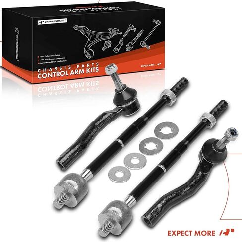 A-Premium Set of 4, Front Inner and Outer Tie Rod End Kit, Compatible with Toyota Prius 2004-2009 in Saudi Arabia