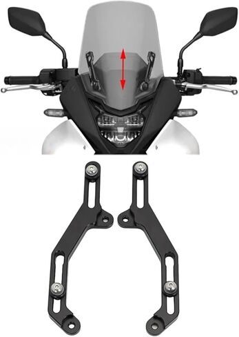 Motorcycle WindDeflector for XL750 for Transalp 750 XL 750 TRANSALP750 2023 2024 Motorcycle Windscreen Adjusters Airflow Adjustable Windscreen in Kuwait