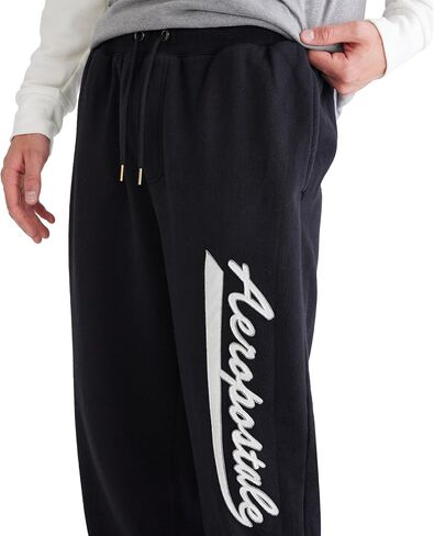 AEROPOSTALE Men's Aero Script Logo Jogger Sweatpants in Saudi Arabia