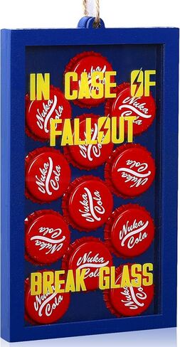 Funny Emergency Nuka Caps Ornaments, Hanging Ornament Box w/ 12 Nuka Red Caps, Hilarious, Unique Birthday Gifts, Funny Stocking Stuffers for Men and Women in Kuwait
