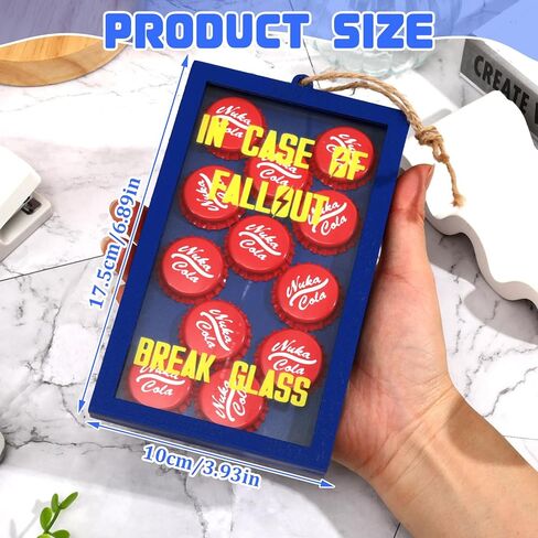 Funny Emergency Nuka Caps Ornaments, Hanging Ornament Box w/ 12 Nuka Red Caps, Hilarious, Unique Birthday Gifts, Funny Stocking Stuffers for Men and Women in Kuwait