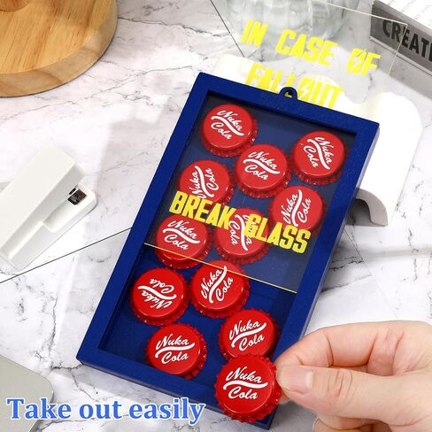 Funny Emergency Nuka Caps Ornaments, Hanging Ornament Box w/ 12 Nuka Red Caps, Hilarious, Unique Birthday Gifts, Funny Stocking Stuffers for Men and Women in Kuwait
