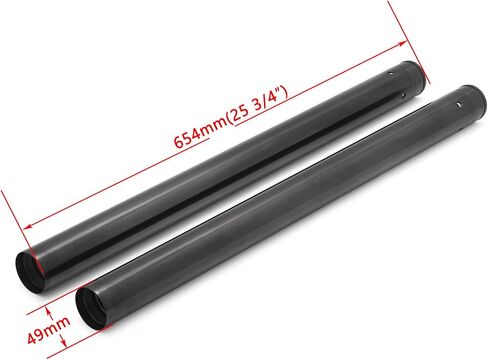 TOFR 49mm 25 3/4" Fork Tubes Replace 45500376 for Harley Softail 2018-2023 37Mn5 Steel in Saudi Arabia