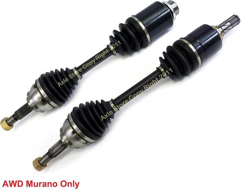 DTA Front CV Axles Shaft Assemblies Compatible with 2003-2007 Nissan Murano AWD Only, WILL NOT Fit 2WD in Saudi Arabia