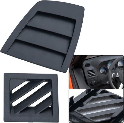 CROSSDESIGN Dash Air Vent Front Cover Cap Set Compatible with 2005 2006 Chrysler 300/2006 2007 Dodge Charger/2005-2007 Dodge Magnum Left and Right Sides 1EV56XDVAA， 1EV57XDVAA in Saudi Arabia