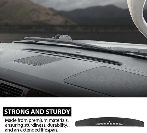 Dash Panel Defrost Vent Dashboard Cover Black Plastic Compatible with Chevy Tahoe Avalanche Suburban & GMC Yukon/XL/Denal & Cadillac Escalade 2007-2014, Fit Chevy Silverado GMC Sierra 2007-2013 in Saudi Arabia