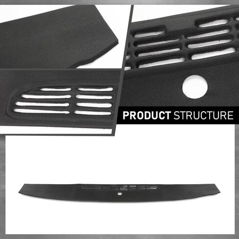 Dash Panel Defrost Vent Dashboard Cover Black Plastic Compatible with Chevy Tahoe Avalanche Suburban & GMC Yukon/XL/Denal & Cadillac Escalade 2007-2014, Fit Chevy Silverado GMC Sierra 2007-2013 in Saudi Arabia