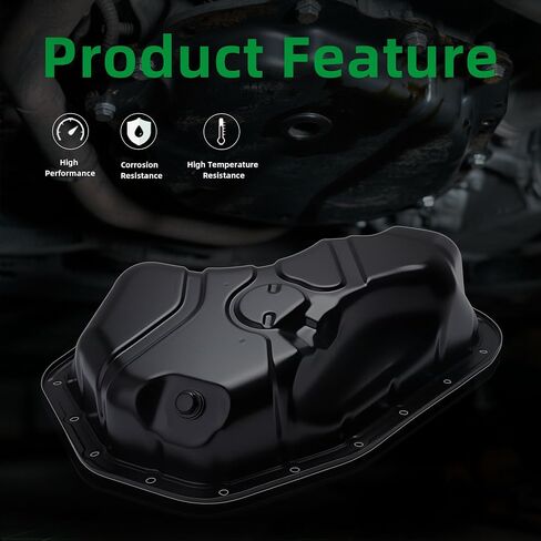 Lower Engine Oil Pan,for Toyota Camry 07-17,for Avalon 05-18,for Highlander 08-16,for Sienna 07-16,for Venza 09-16,for Lexus ES350 07-18,for RX350 07-15,for RX450h 10-15, 3.5L V6, 264-342 in Saudi Arabia