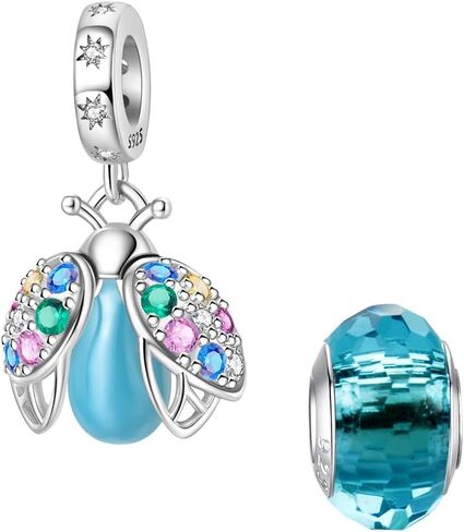 LNQOBU 925 Sterling Silver Charms Color-changing Chameleon Dangle Charms Beads Glow in the Dark Charms fits Charms Bracelets and Necklace Charms Jewelry Gift for Women in Saudi Arabia