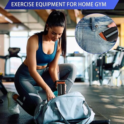 معدات تمرين الجزء العلوي من الجسم بكفاءة من ريب ستيك، عصا تمرين العضلات، أشرطة مقاومة قابلة للتعديل مع مقابض خشبية، معدات تمرين محمولة، 8 أشرطة ريبستيك in Kuwait