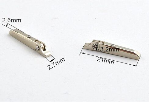 10 Sets Of 2.6mm Spring Hinge Repairs KRUPOVIUS, Used for Glasses Replacement Spring Hinge Box, Glasses Hinges in Saudi Arabia