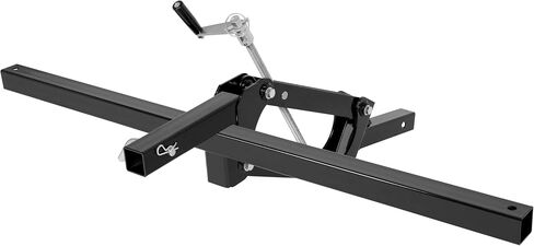 ECOTRIC 50" Manual Implement Lift, 1-Point and 2-Inch Receiver, Adjustable Height, UTV ATV Rake Scrape Blade Plow Disc Universal Tow Behind Attachments Steel Powder Coated in Saudi Arabia