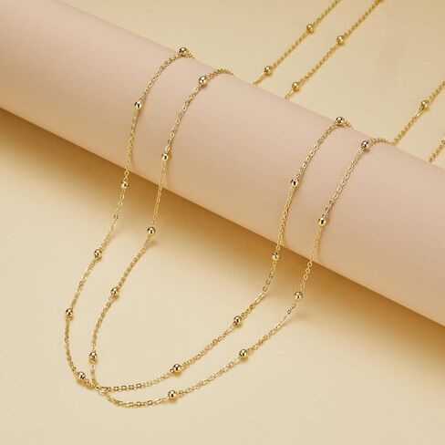 Belly Waist Chain Beads Layered Belly Chains Gold Plated Sexy Bikini Body Chain Adjustable Jewelry for Women in Kuwait