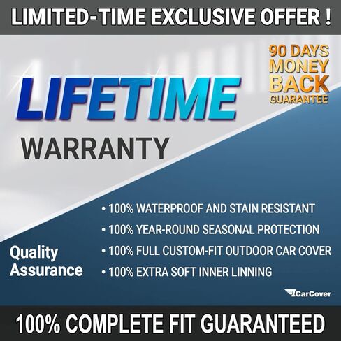 iCarCover Premium Car Cover for 1964-1977 Oldsmobile Cutlass 2-Door, 4-Door Heavy Duty Waterproof All-Weather Automobiles Custom Fit Indoor Outdoor UV Snow Protection Covers with Straps and Bag in Saudi Arabia