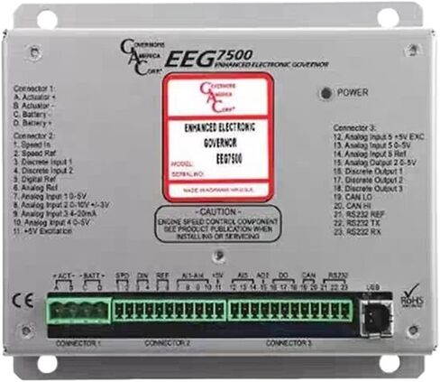 EEG7500 Diesel Generator Set Controller EEG7500 Enhanced Electronic Speed Controller Multi-V DC in Saudi Arabia