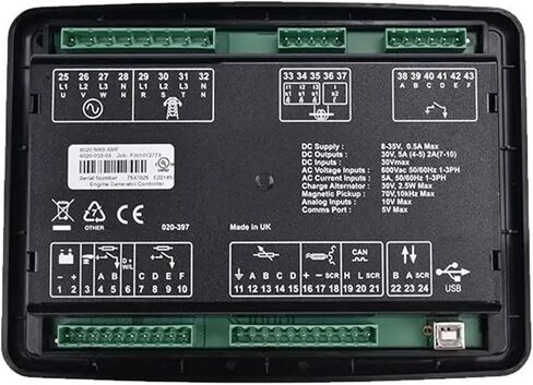 DSE6020 لوحة وحدة التحكم بمولد الديزل W/AMF dse6010 dse6120 dse6320(نسخة DSE6010) in Saudi Arabia