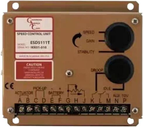 ESD5111T Diesel Generator Set Controller ESD5100 Series Isochronous, Variable Speed, Droop Governing Multi-V DC in Saudi Arabia