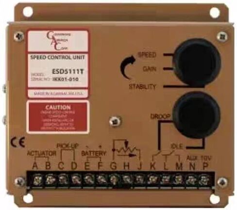 ESD5111T Diesel Generator Set Controller ESD5100 Series Isochronous, Variable Speed, Droop Governing Multi-V DC in Saudi Arabia
